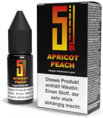 5EL - Apricot Peach - Nikotinsalz Liquid 10ml