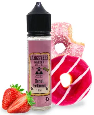 Aroma Syndikat - Gangsterz - Donut Erdbeere 10ml Longfill