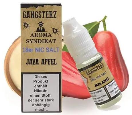 Aroma Syndikat - Gangsterz - Java Apfel - Nikotinsalz Liquid
