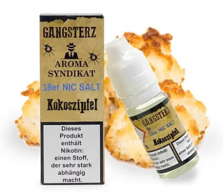 Aroma Syndikat - Gangsterz - Kokoszipfel - Nikotinsalz Liquid