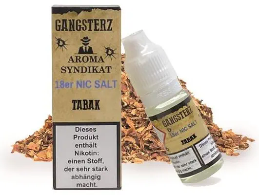 Aroma Syndikat - Gangsterz - Tabak - Nikotinsalz Liquid