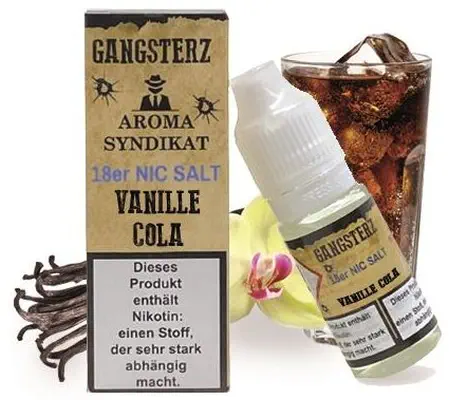 Aroma Syndikat - Gangsterz - Vanille Cola - Nikotinsalz Liquid