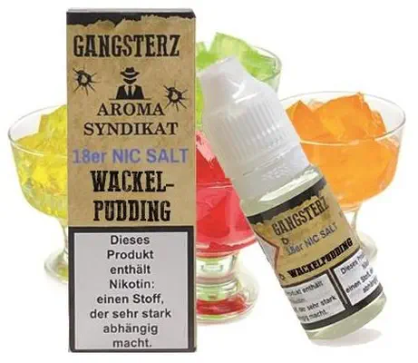 Aroma Syndikat - Gangsterz - Wackelpudding - Nikotinsalz Liquid