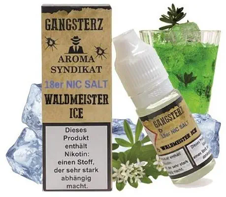 Aroma Syndikat - Gangsterz - Waldmeister Ice - Nikotinsalz Liquid