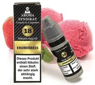 Aroma Syndikat - Erdbeereis Nikotinsalz E-Zigaretten Liquid