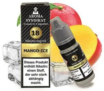 Aroma Syndikat - Mango-Ice Nikotinsalz E-Zigaretten Liquid