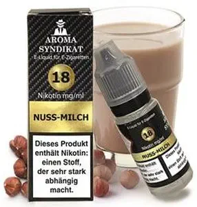 Aroma Syndikat - Nuss-Milch Nikotinsalz E-Zigaretten Liquid