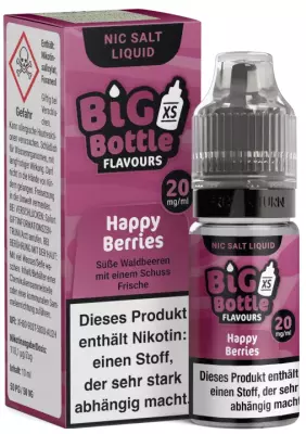 Big Bottle - Happy Berries - Nikotinsalz Liquid 10ml