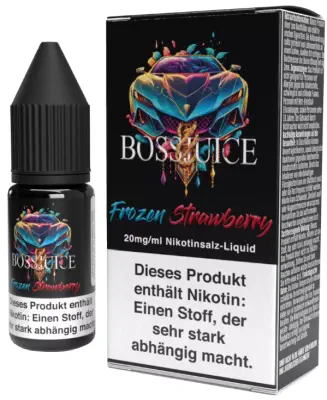 Boss Juice - Frozen Strawberry - Nikotinsalz Liquid 10ml