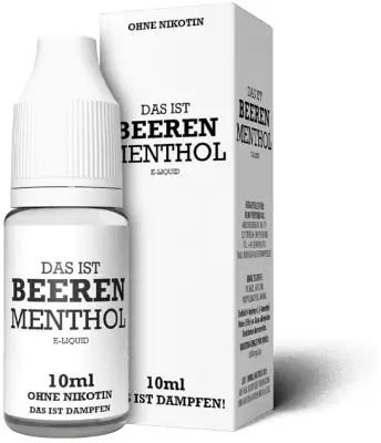 Das ist Dampfen - Beeren Menthol E-Zigaretten Liquid 10ml