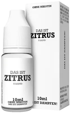 Das ist Dampfen - Zitrus – E-Zigaretten Liquid 10ml