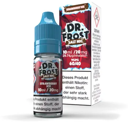 Dr. Frost Polar Ice Vapes - Strawberry Ice - Nikotinsalz Liquid 