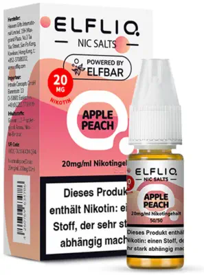 ELFLIQ - Apple Peach - Nikotinsalz Liquid 10ml