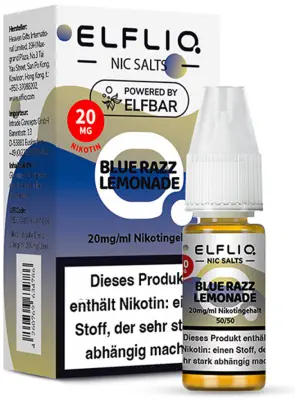 ELFLIQ - Blue Razz Lemonade - Nikotinsalz Liquid 10ml