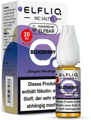 ELFLIQ - Blueberry - Nikotinsalz Liquid 10ml