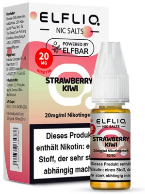 ELFLIQ - Strawberry Kiwi - Nikotinsalz Liquid 10ml