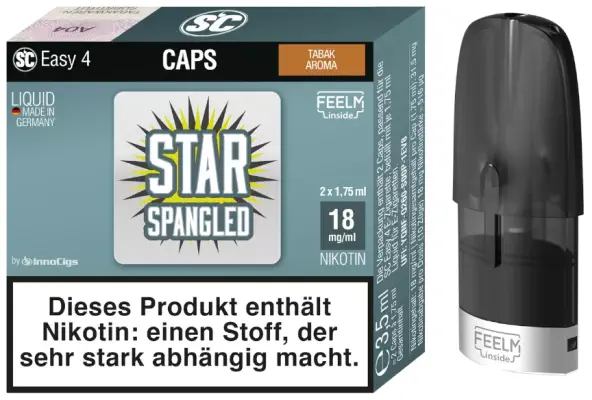 SC Easy 4 Caps Star Spangled Tabak