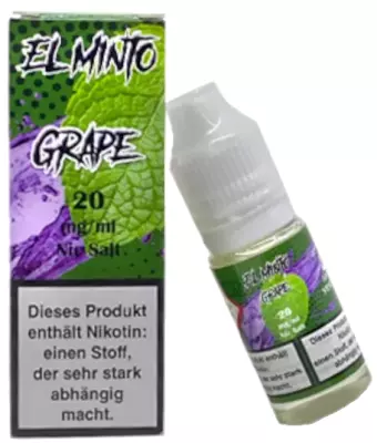 El Minto - Grape - Nikotinsalz Liquid 10ml