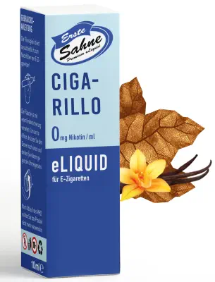 Erste Sahne - Cigarillo E-Zigaretten Liquid 10ml