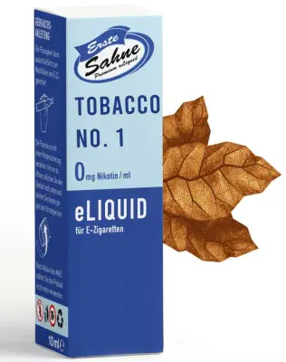 Erste Sahne - Tobacco No.1 E-Zigaretten Liquid 10ml