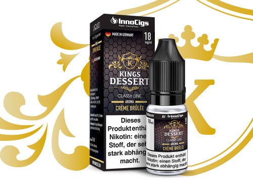 Kings Dessert Crème Brûlée Aroma - Liquid für E-Zigaretten