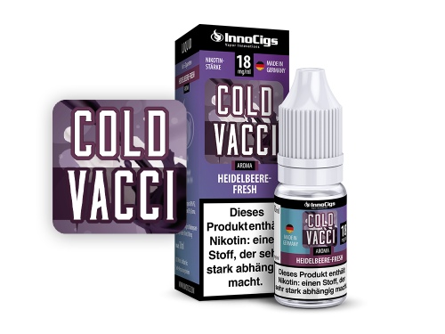 Cold Vacci Heidelbeere-Fresh Aroma - Liquid für E-Zigaretten 9 mg/ml