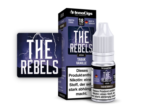 The Rebels Tabak Vanille Aroma - Liquid für E-Zigaretten 0 mg/ml