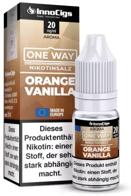 InnoCigs - One Way - Orange Vanilla - Nikotinsalz Liquid 10ml
