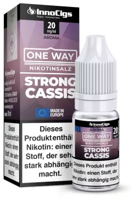 InnoCigs - One Way - Strong Cassis - Nikotinsalz Liquid 10ml