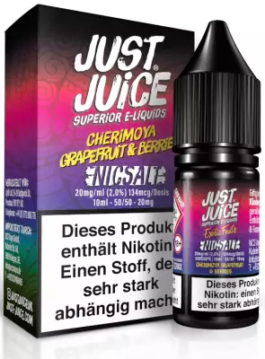 Just Juice - Cherimoya Grapefruit und Berries - Nikotinsalz Liquid 10ml