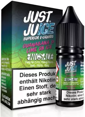 Just Juice - Guanabana Lime on Ice - Nikotinsalz Liquid 10ml