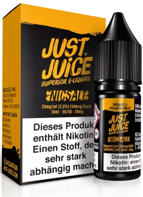 Just Juice - Mango Passion Fruit - Nikotinsalz Liquid 10ml