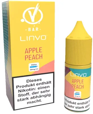 Linvo - Apple Peach - Nikotinsalz Liquid 10ml
