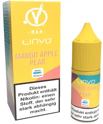 Linvo - Mango Apple Pear - Nikotinsalz Liquid 10ml