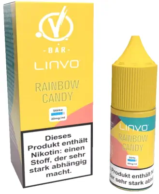 Linvo - Rainbow Candy - Nikotinsalz Liquid 10ml