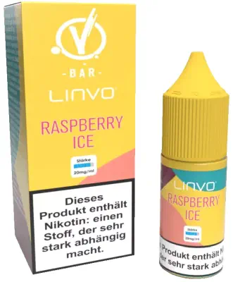 Linvo - Raspberry Ice - Nikotinsalz Liquid 10ml
