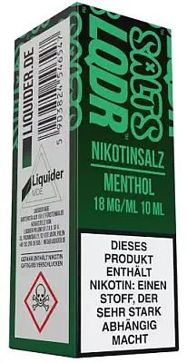 Liquider - Menthol - Nikotinsalz Liquid