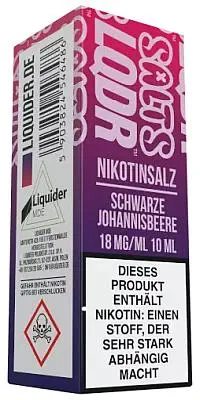Liquider - Schwarze Johannisbeere - Nikotinsalz