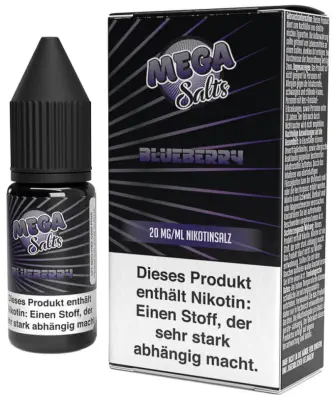 Mega Salts - Blueberry - Nikotinsalz Liquid 20mg/ml