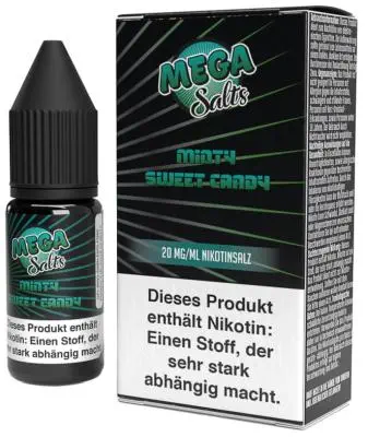 Mega Salts - Mint Sweet Candy - Nikotinsalz Liquid 20mg/ml