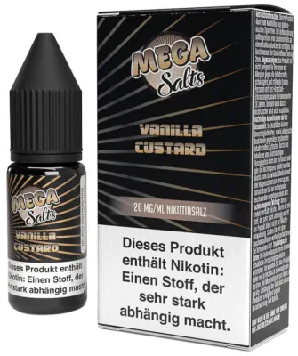 Mega Salts - Vanilla Custard - Nikotinsalz Liquid 20mg/ml