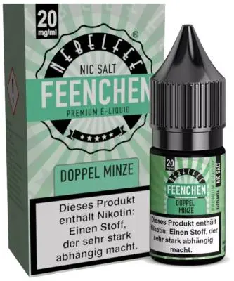 Nebelfee - Feenchen - Doppel Minze - Nikotinsalz Liquid 10ml