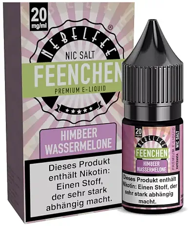 Nebelfee - Feenchen - Himbeer Wassermelone - Nikotinsalz Liquid 10ml