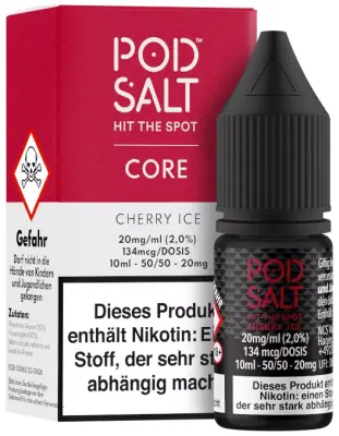 Pod Salt Core - Cherry Ice - Nikotinsalz Liquid 10ml