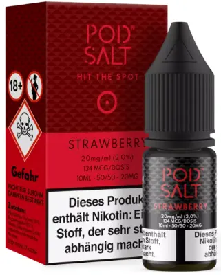 Pod Salt - Strawberry - Nikotinsalz Liquid
