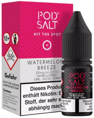 Pod Salt - Watermelon Breeze - Nikotinsalz Liquid