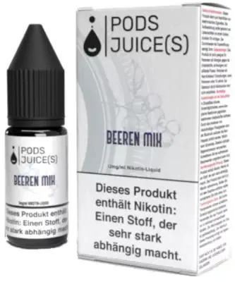 Pods Juice(s) - Beeren Mix E-Zigaretten Liquid 10ml