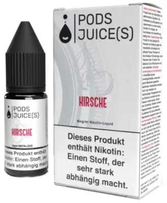 Pods Juice s - Kirsche E-Zigaretten Liquid 10ml