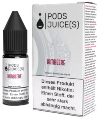 Pods Juice(s) - Himbeere - Nikotinsalz Liquid 10ml