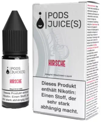 Pods Juice(s) - Kirsche - Nikotinsalz Liquid 10ml